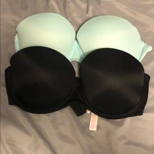 Strapless bra